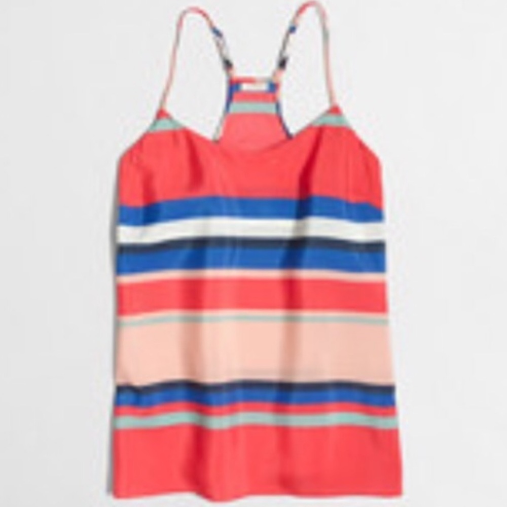 J.Crew Factory Striped Racerback Cami size 0